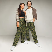 American Frog Skin Tropical CAMO Unisex Wide-Leg Joggers - 2XS