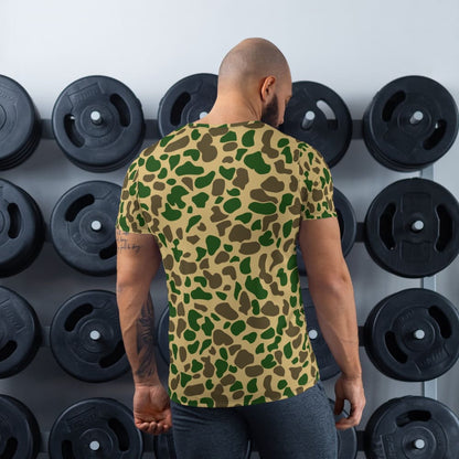 American Leopard CAMO Men’s Athletic T-shirt