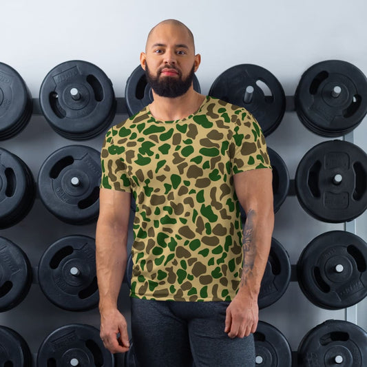 American Leopard CAMO Men’s Athletic T-shirt - XS