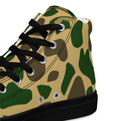 American Leopard CAMO Men’s high top canvas shoes
