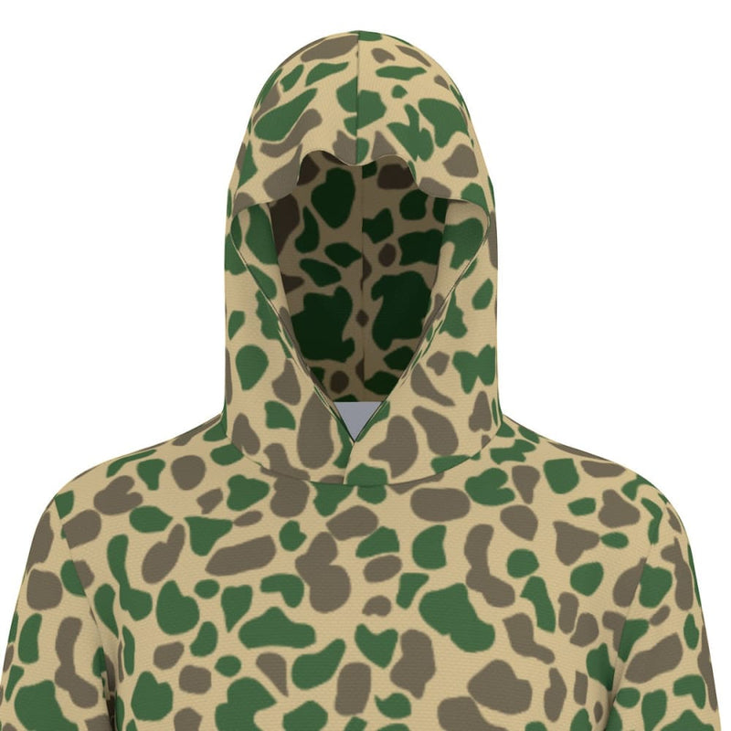 American Leopard CAMO Men’s Sunscreen Sports Hoodie With Thumb Holes - Mens Sunscreen Sports Hoodie With Thumb Holes