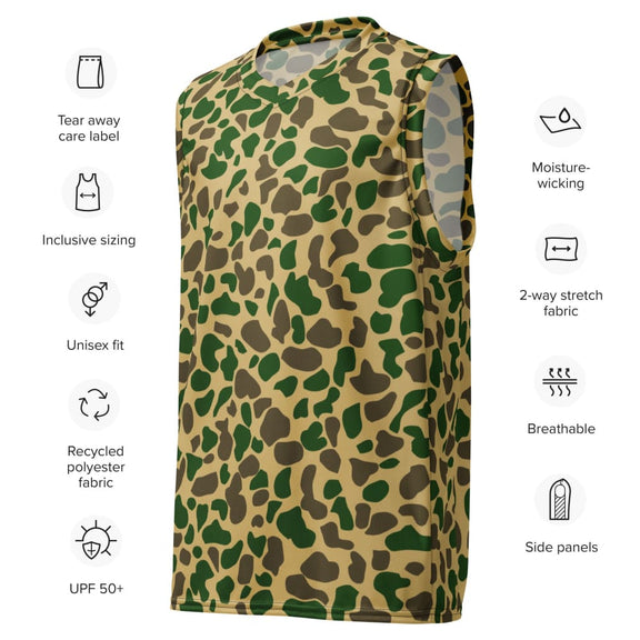 American Leopard CAMO unisex basketball jersey