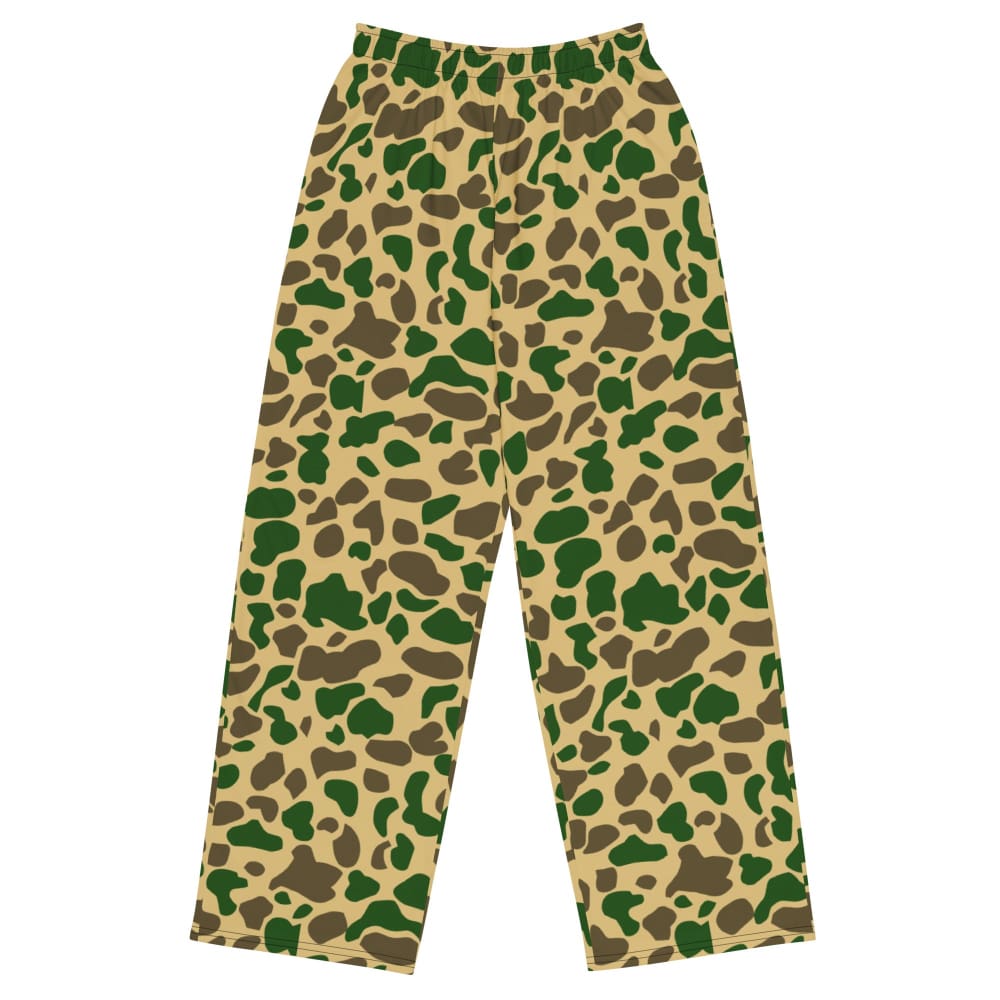 American Leopard CAMO unisex wide-leg pants - 2XS