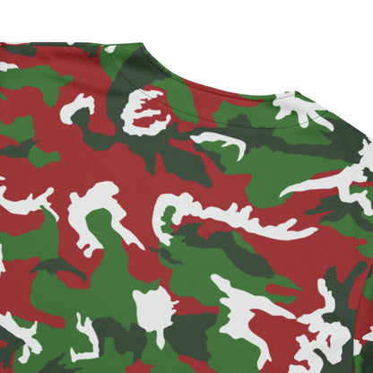 American M81 Christmas CAMO baseball jersey - Baseball Jerseys