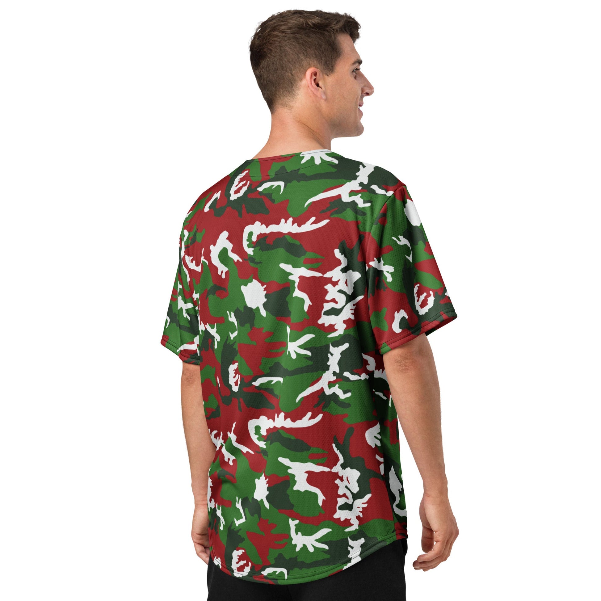 American M81 Christmas CAMO baseball jersey - Baseball Jerseys