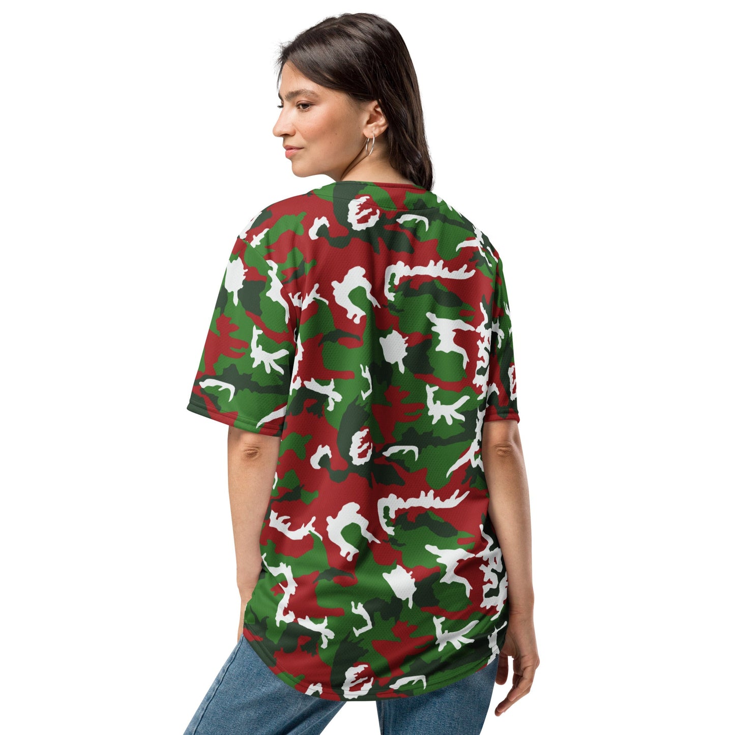 American M81 Christmas CAMO baseball jersey - Baseball Jerseys