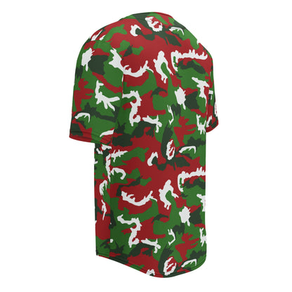 American M81 Christmas CAMO baseball jersey - Baseball Jerseys