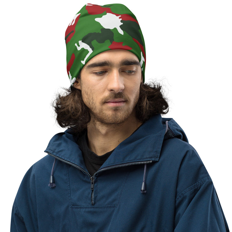 Classic M81 Christmas CAMO Beanie - Head