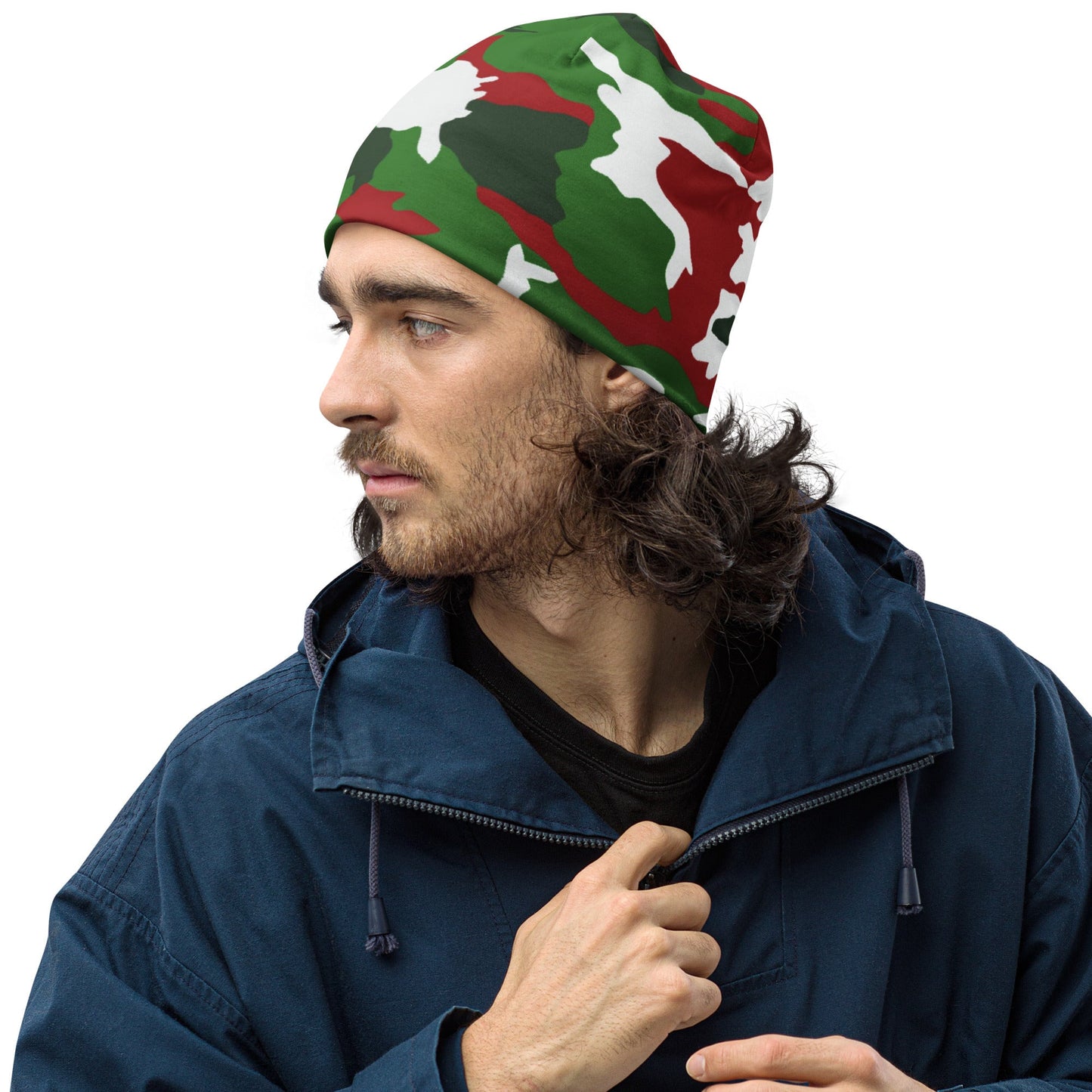 American M81 Christmas CAMO Beanie - S - Beanies