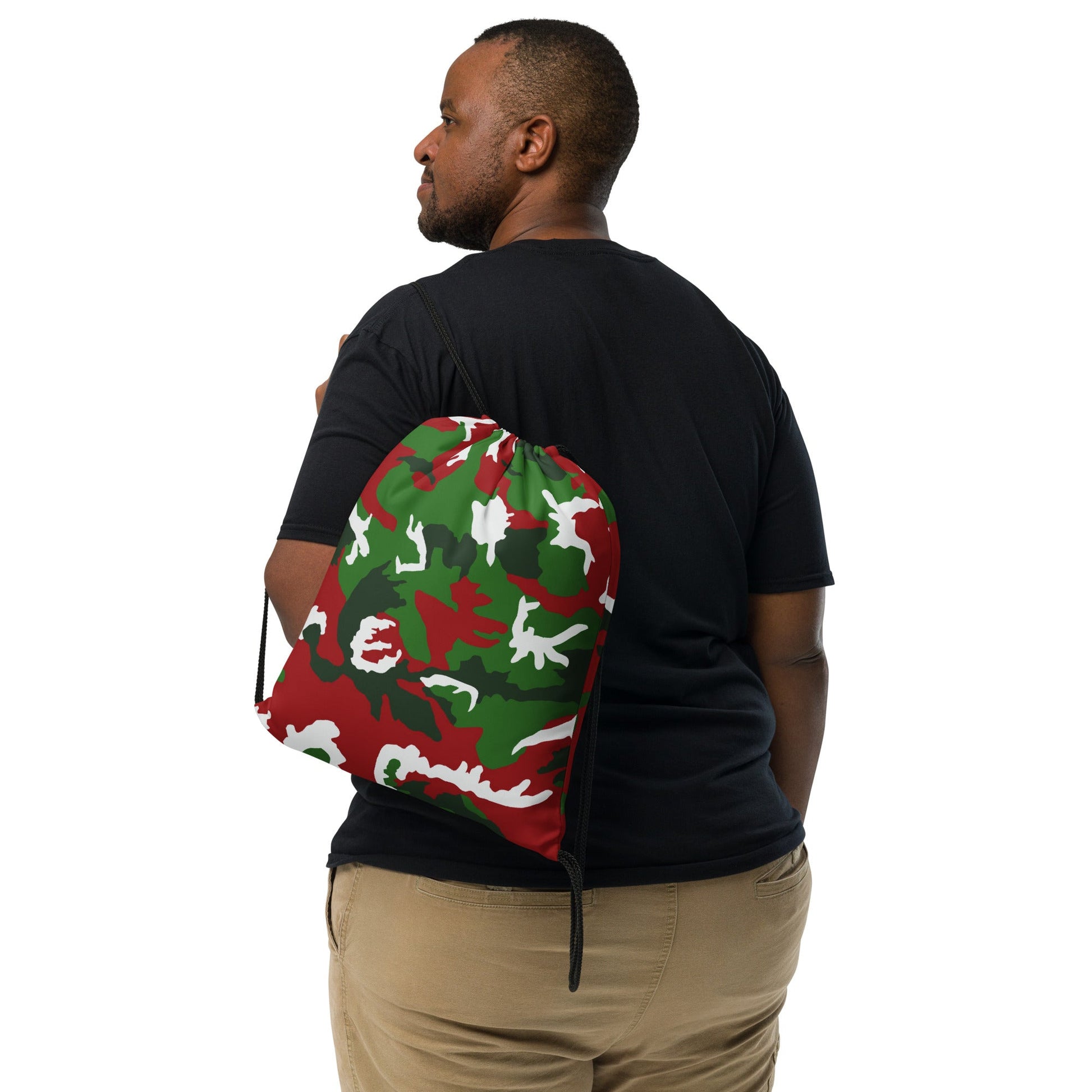 American M81 Christmas CAMO Drawstring Bag - Bags