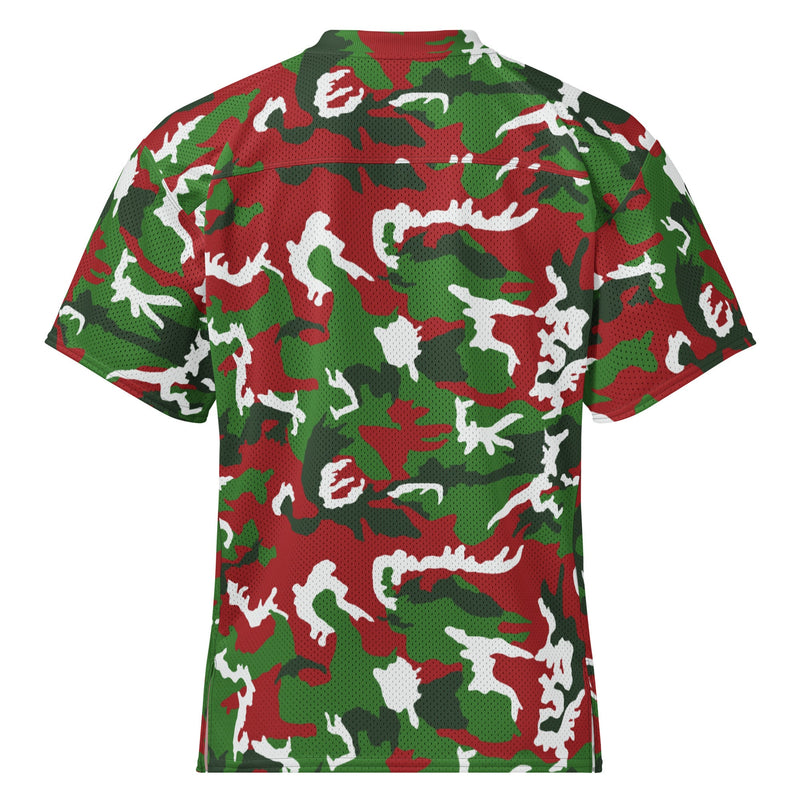 Classic M81 Christmas CAMO Unisex American Football Jersey - 2XS