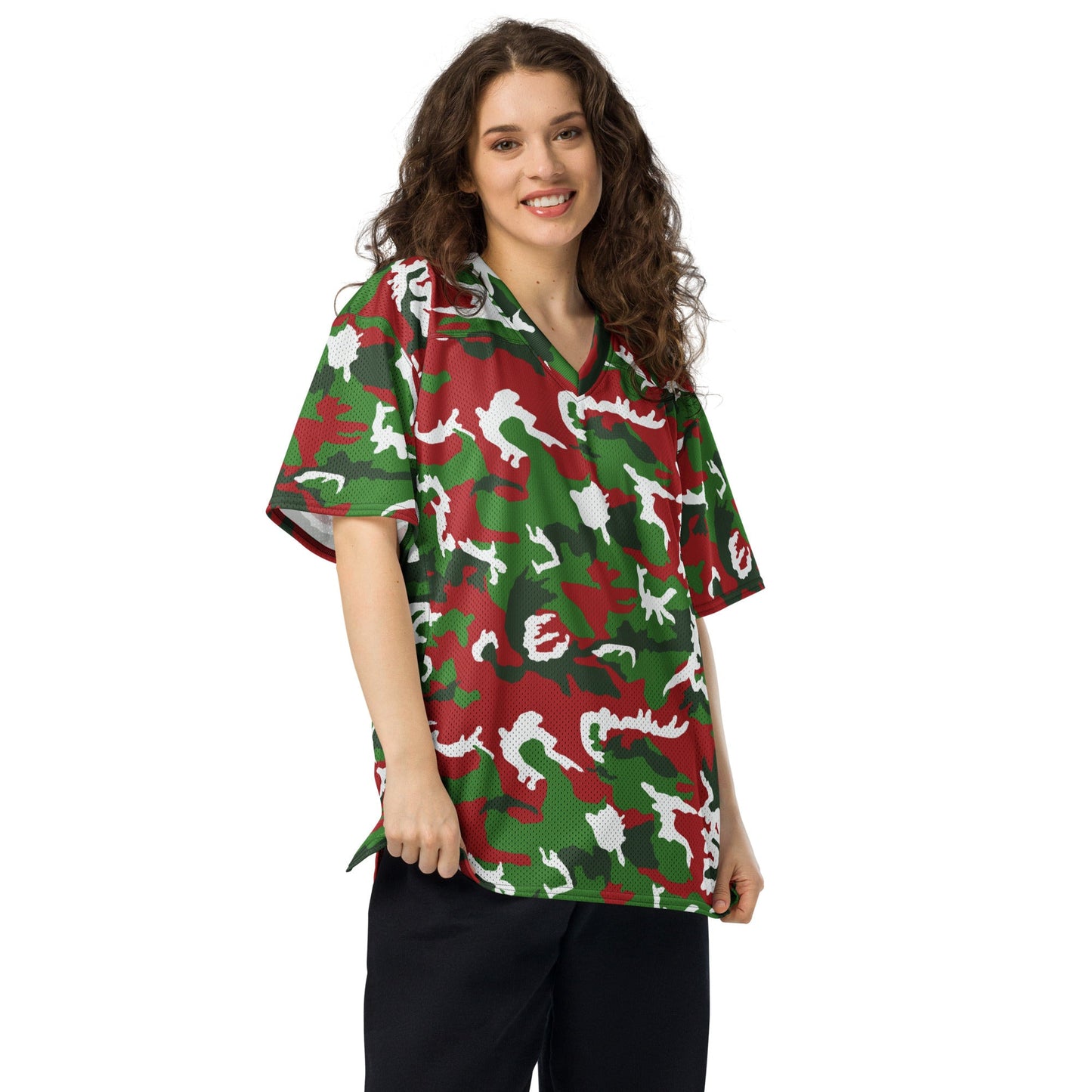 American M81 Christmas CAMO Unisex Football Jersey - 2XS