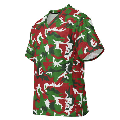 American M81 Christmas CAMO Unisex Football Jersey - 2XS
