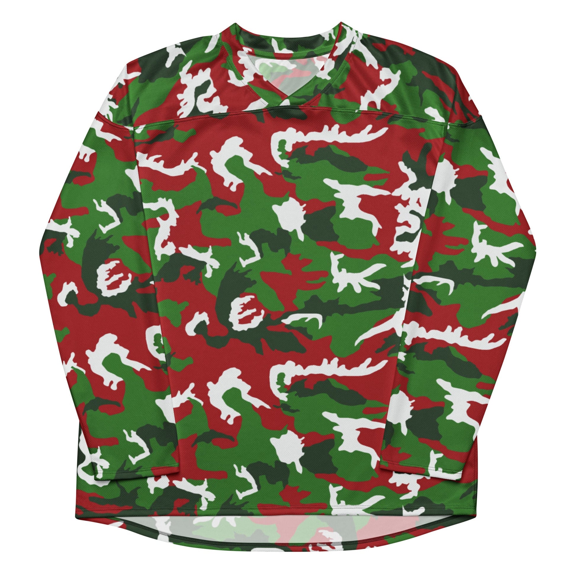 American M81 Christmas CAMO hockey fan jersey - Hockey Jerseys