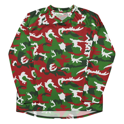 American M81 Christmas CAMO hockey fan jersey - Hockey Jerseys