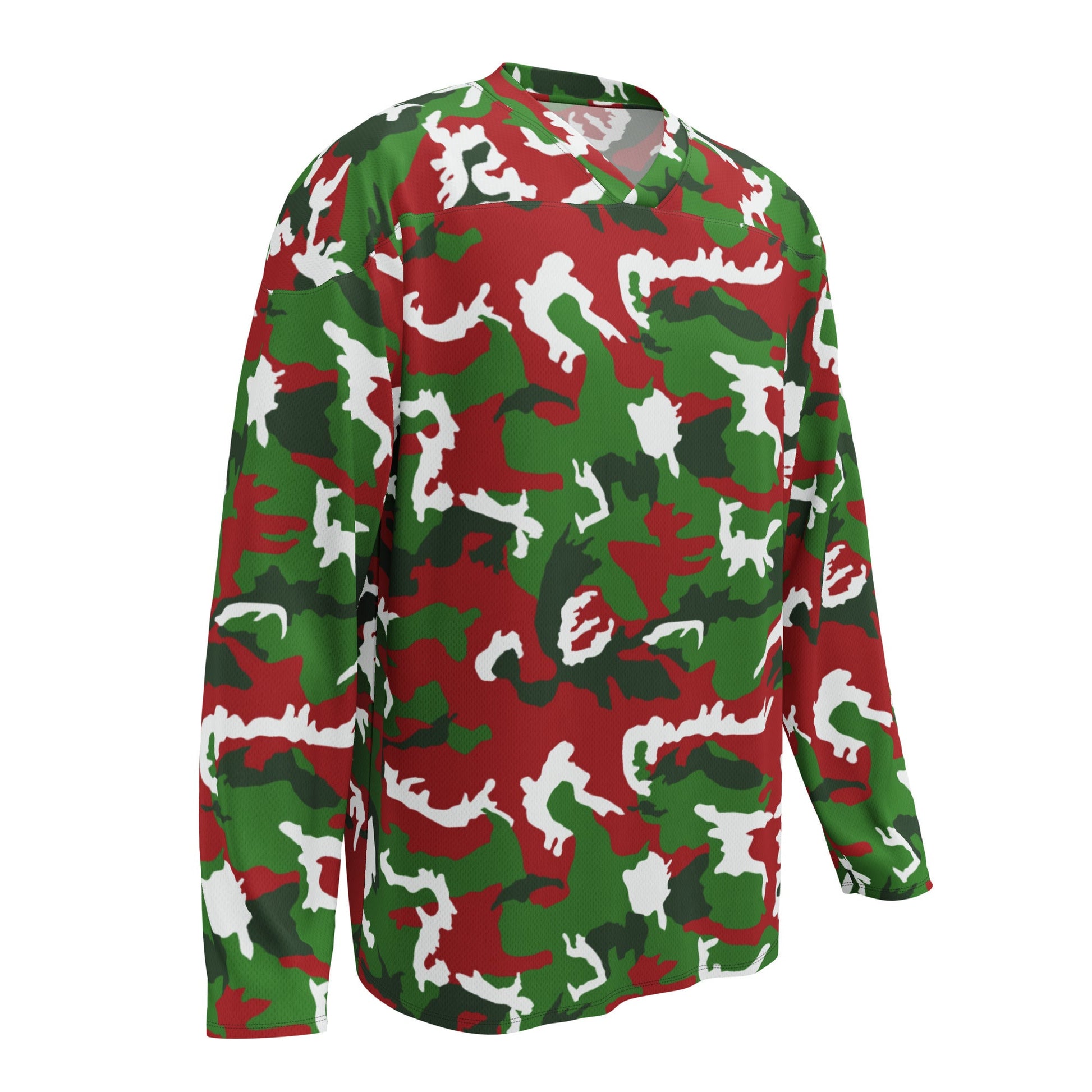 American M81 Christmas CAMO hockey fan jersey - Hockey Jerseys