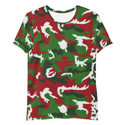 American M81 Christmas CAMO Mens athletic t-shirt - Athletic T-Shirts