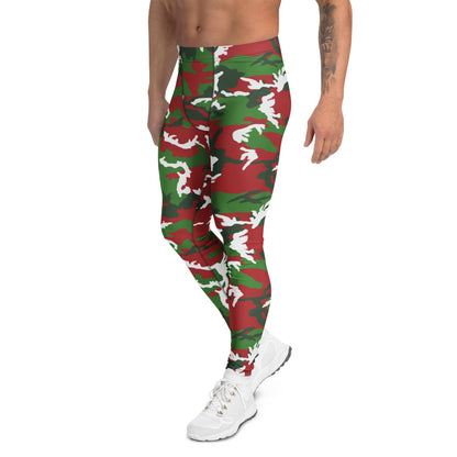 American M81 Christmas CAMO Mens Leggings