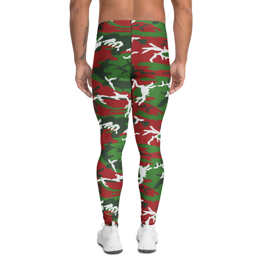 American M81 Christmas CAMO Mens Leggings