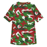 Classic M81 Christmas CAMO Mens Short-Sleeve Rash Guard - SS