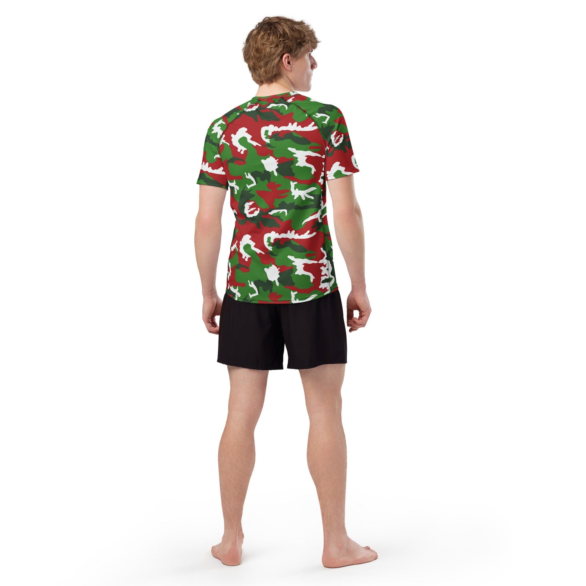 American M81 Christmas CAMO Mens Short-Sleeve Rash Guard - Short-sleeve Guards