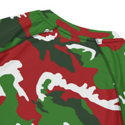 Classic M81 Christmas CAMO Mens Short-Sleeve Rash Guard - SS