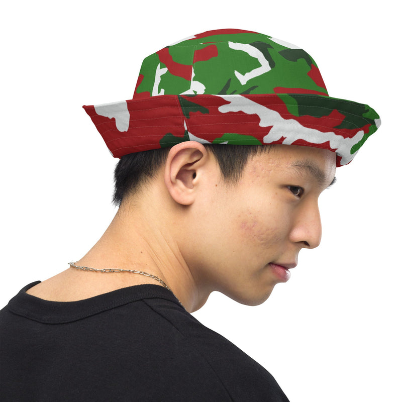 Classic M81 Christmas CAMO Reversible Bucket Hat - Head