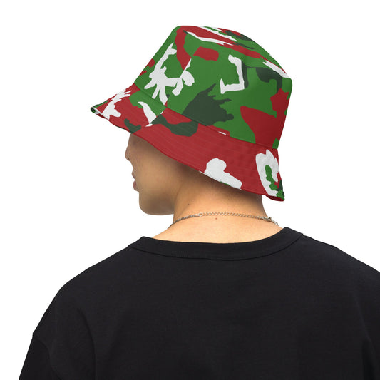 American M81 Christmas CAMO Reversible bucket hat - S/M - Bucket Hats