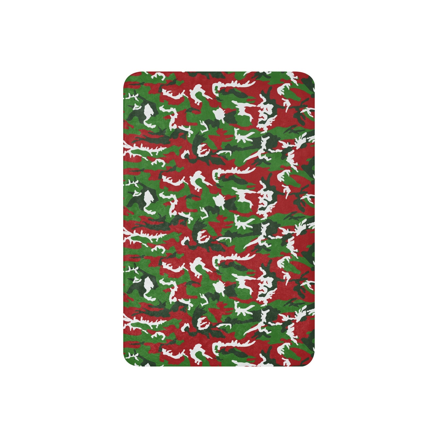 American M81 Christmas CAMO Sherpa blanket - Blankets