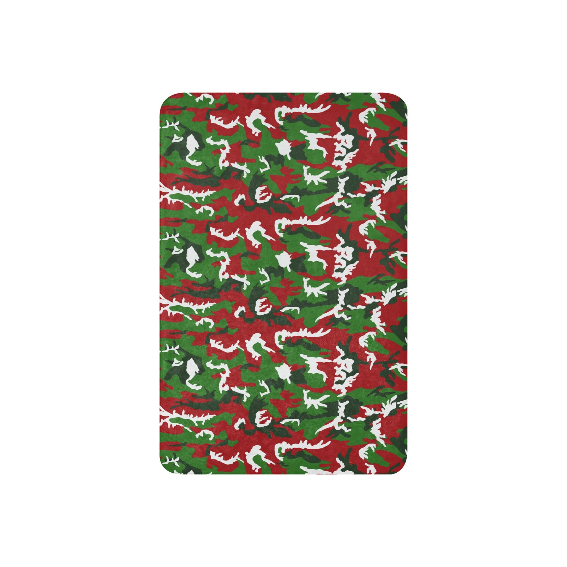 American M81 Christmas CAMO Sherpa blanket - Blankets