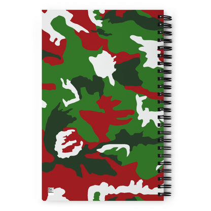 American M81 Christmas CAMO Spiral notebook - Notebooks