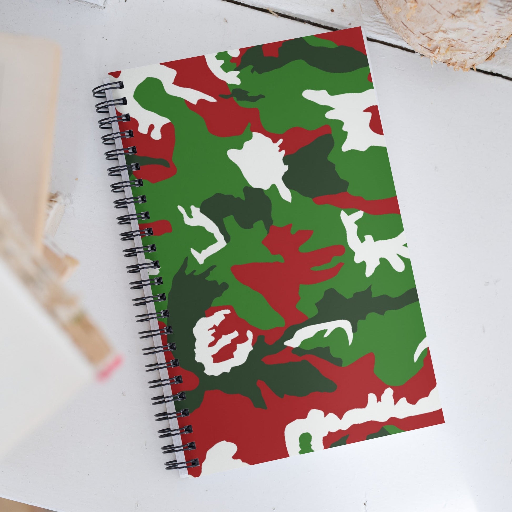 American M81 Christmas CAMO Spiral notebook - Notebooks