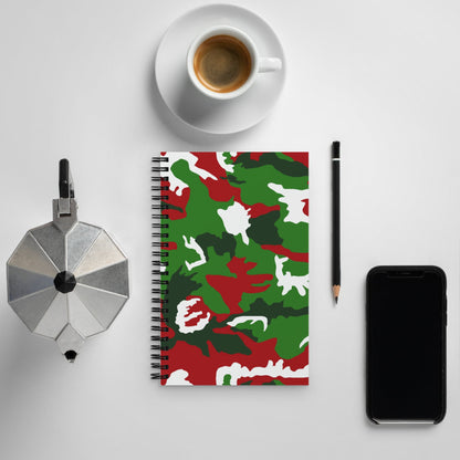 American M81 Christmas CAMO Spiral notebook - Notebooks