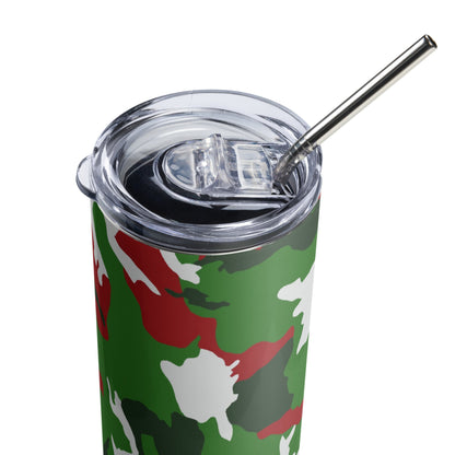 American M81 Christmas CAMO Stainless steel tumbler - Steel Tumblers