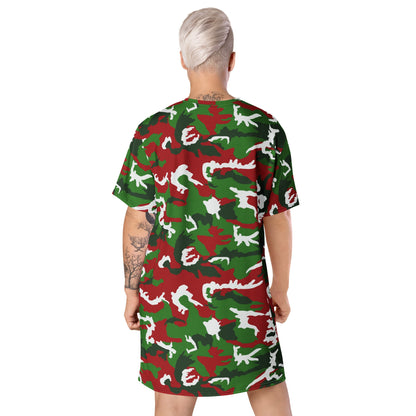 American M81 Christmas CAMO T-shirt dress - Womens T-Shirt Dresses