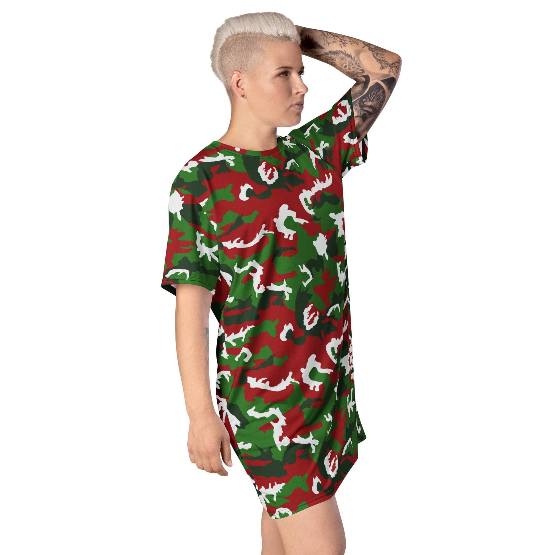 American M81 Christmas CAMO T-shirt dress - Womens T-Shirt Dresses