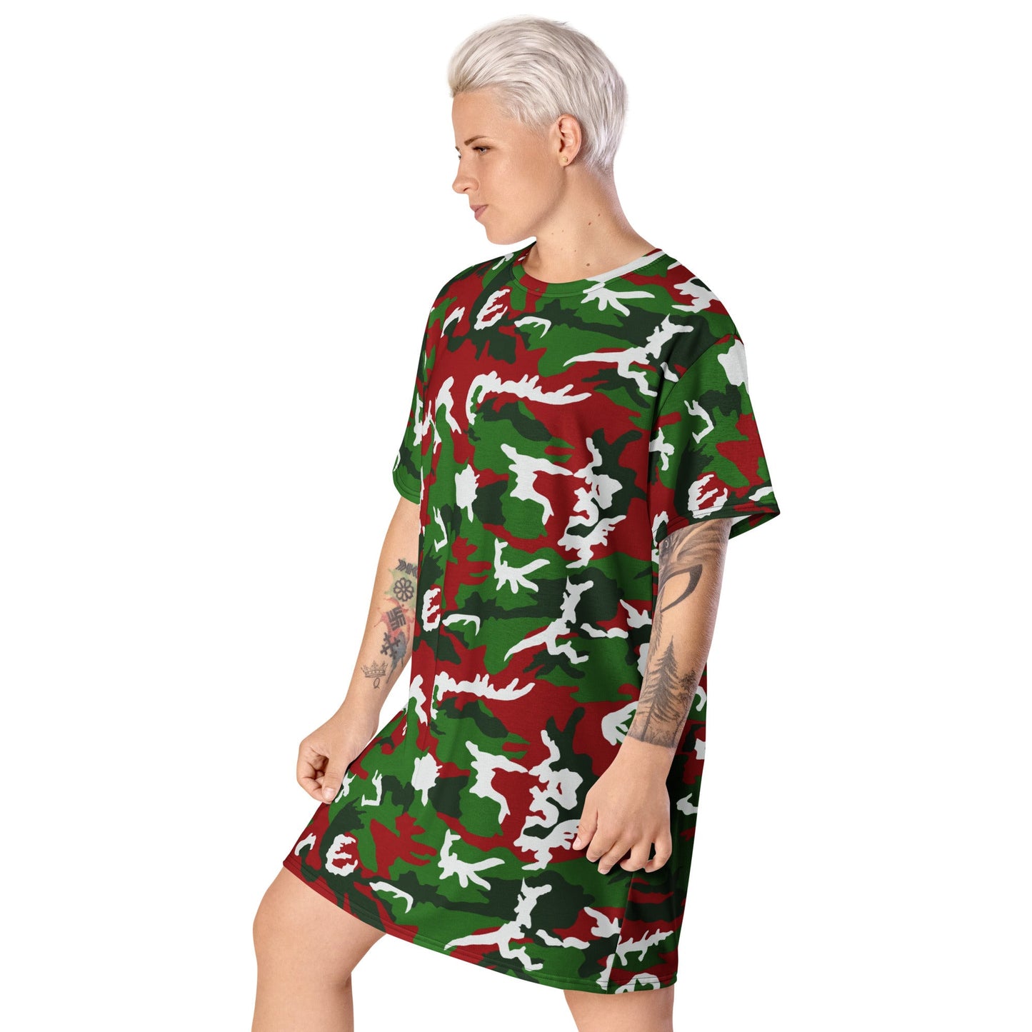 American M81 Christmas CAMO T-shirt dress - Womens T-Shirt Dresses