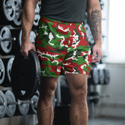 Classic M81 Christmas CAMO Unisex Athletic Long Shorts - 2XS