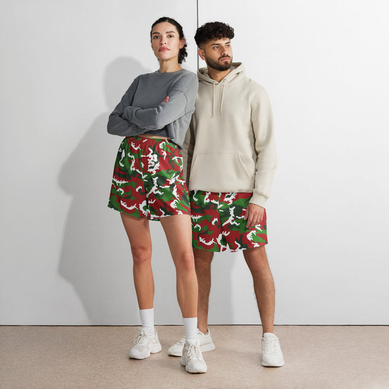 Classic M81 Christmas CAMO Unisex Athletic Long Shorts