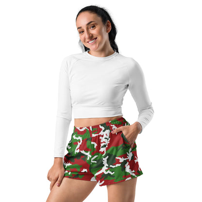 American M81 Christmas CAMO Unisex Athletic Shorts