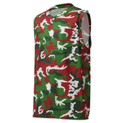American M81 Christmas CAMO Unisex Basketball Jersey