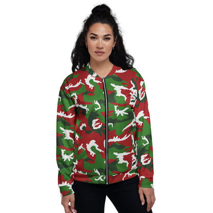 American M81 Christmas CAMO Unisex Bomber Jacket