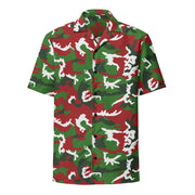 Classic M81 Christmas CAMO Unisex Short-Sleeve Button Shirt - Button-Up