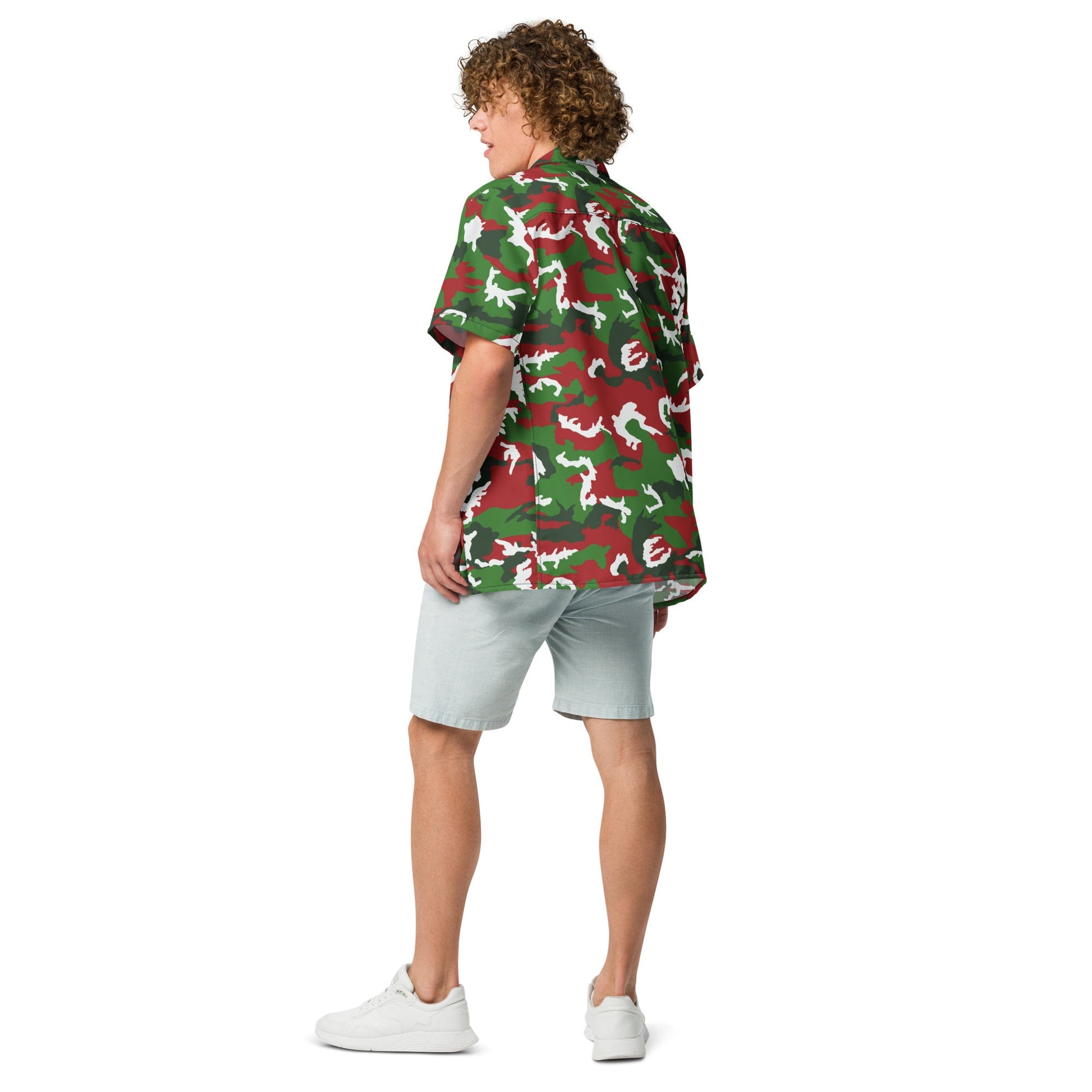 American M81 Christmas CAMO Unisex button shirt - Button Shirts
