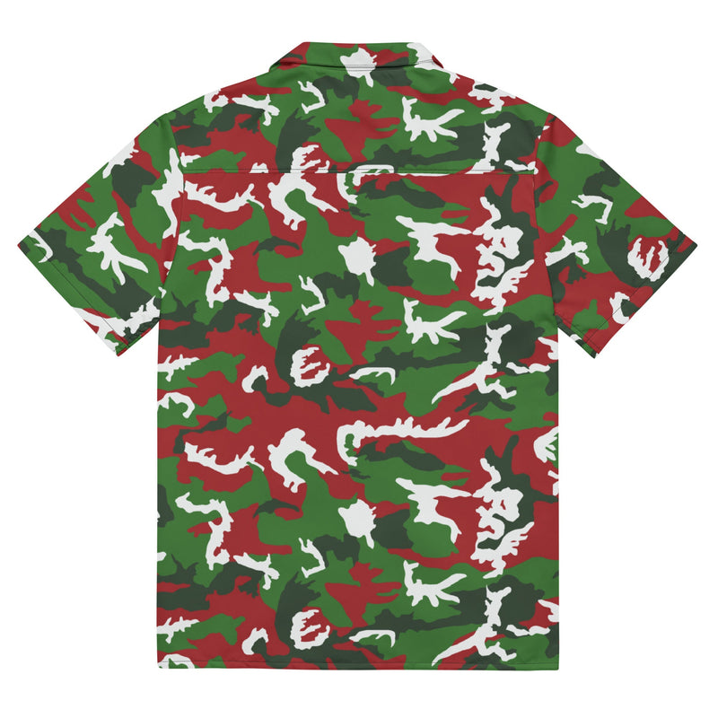 Classic M81 Christmas CAMO Unisex Short-Sleeve Button Shirt - Button-Up