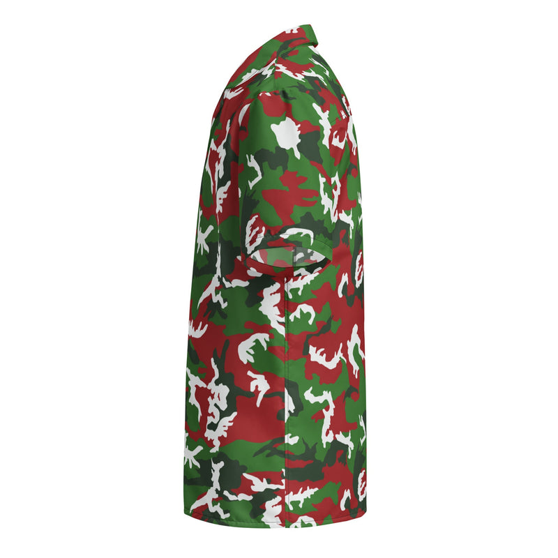 Classic M81 Christmas CAMO Unisex Short-Sleeve Button Shirt - Button-Up