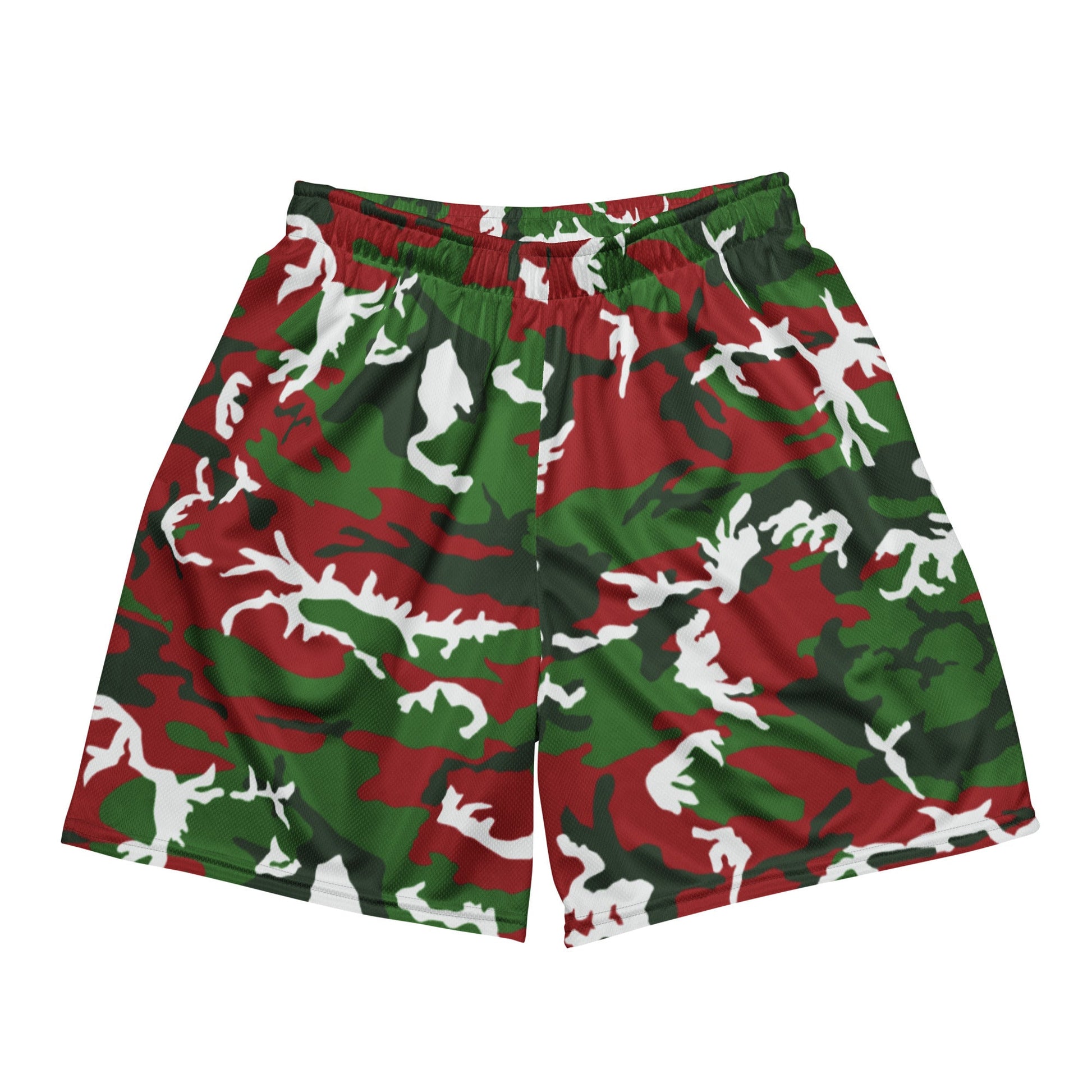 American M81 Christmas CAMO Unisex mesh shorts - 2XS - Mesh Shorts