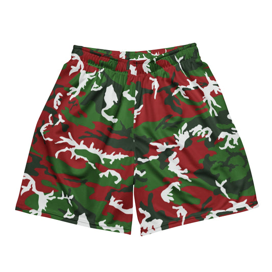 American M81 Christmas CAMO Unisex mesh shorts - 2XS - Mesh Shorts