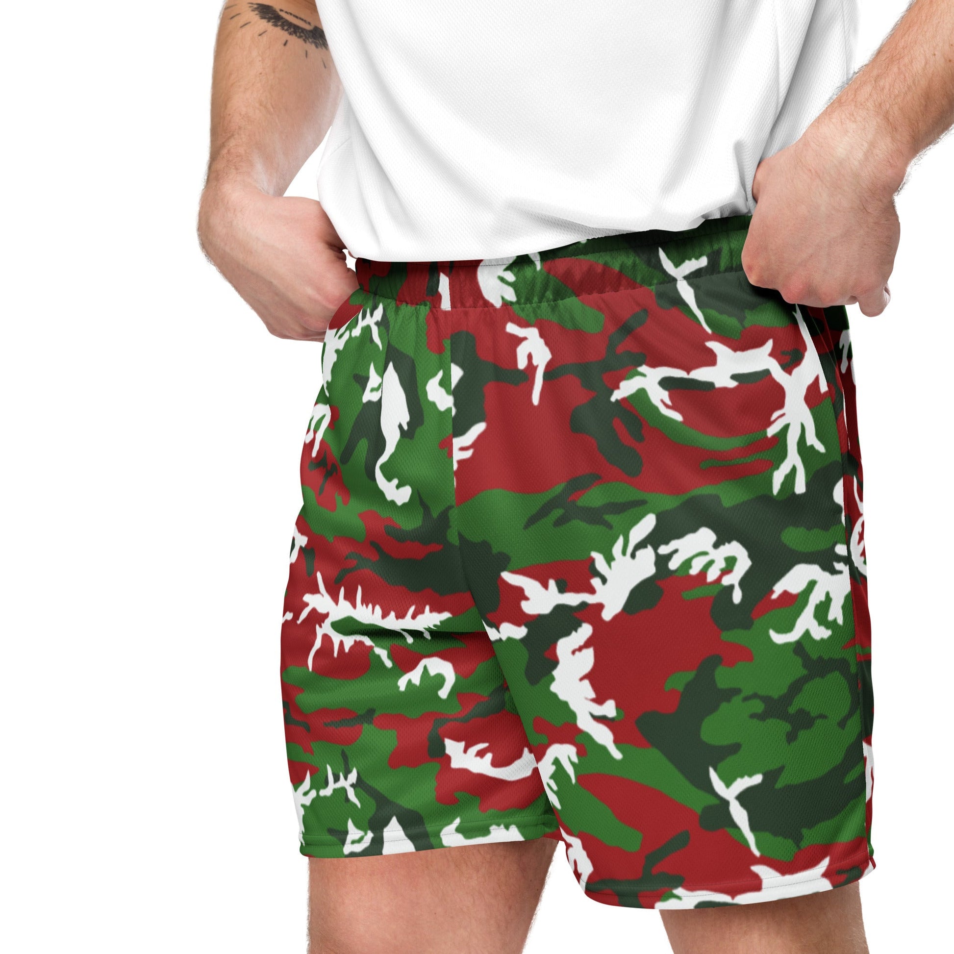 American M81 Christmas CAMO Unisex mesh shorts - Mesh Shorts