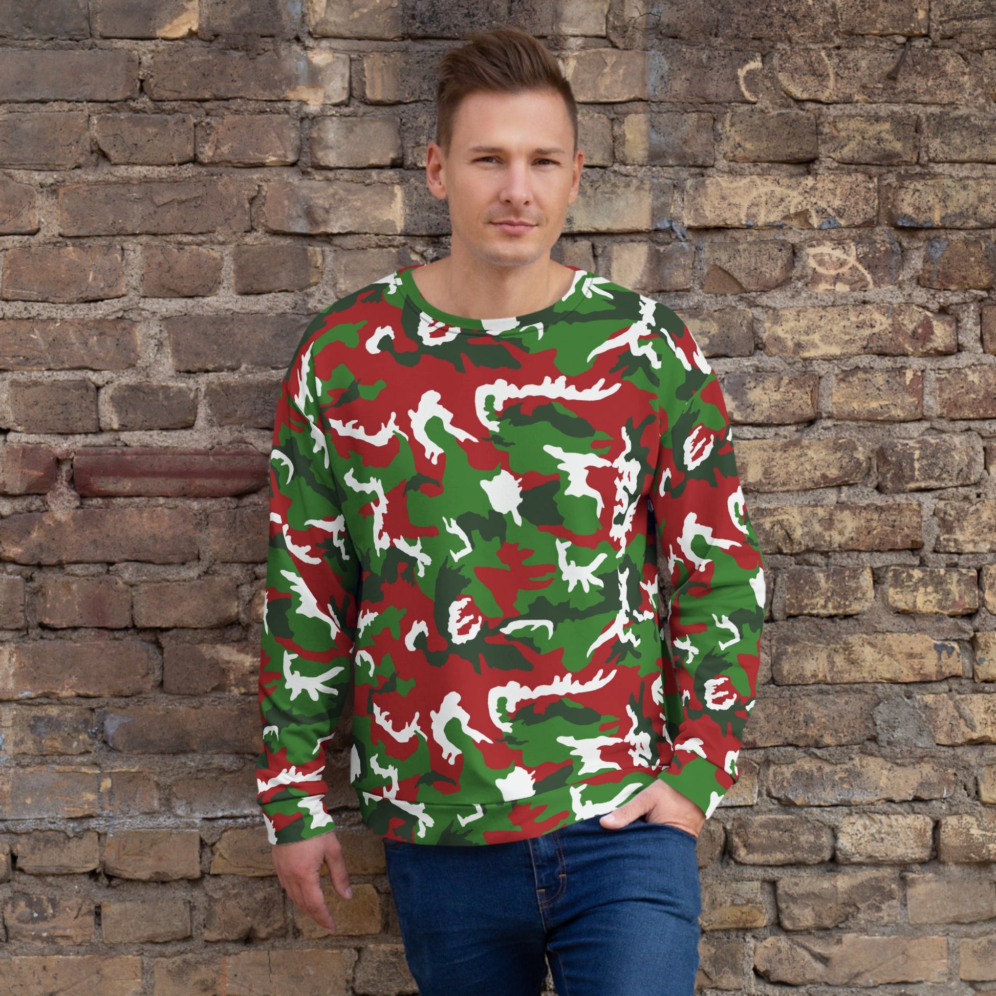 American M81 Christmas CAMO Unisex Sweatshirt - 2XS - Sweatshirts